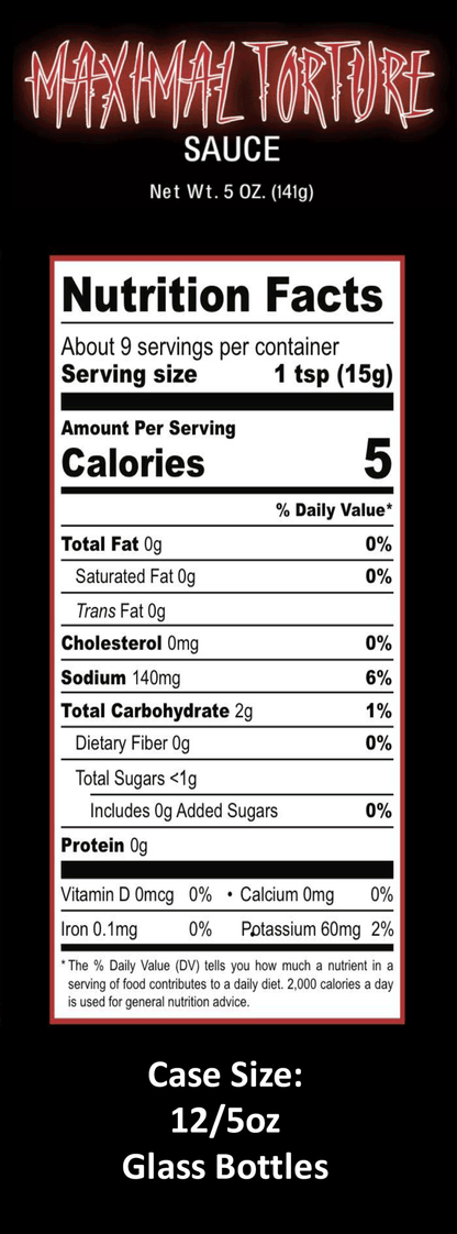 Ridgeman's Maximal Torture Hot Sauce